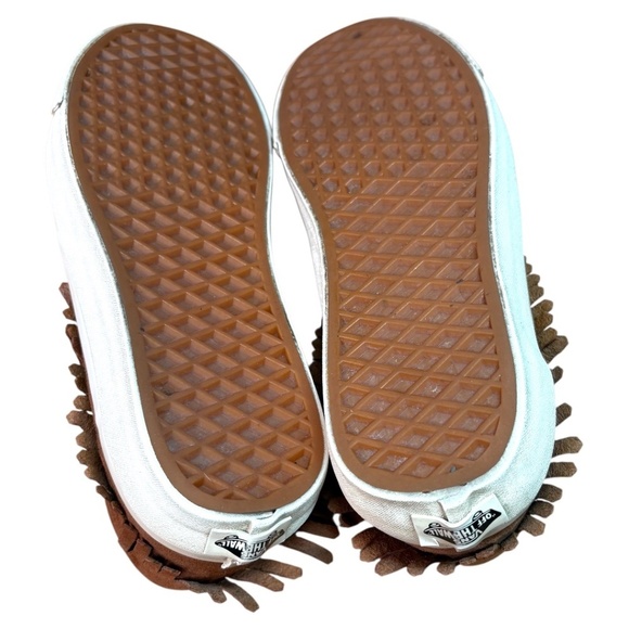 VANS Ultra Cush Moccasin Brown Suede Leather Fringed Chukka Sneaker Shoes Unisex - Picture 6 of 9